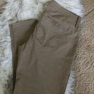 Khaki Hollister jeans